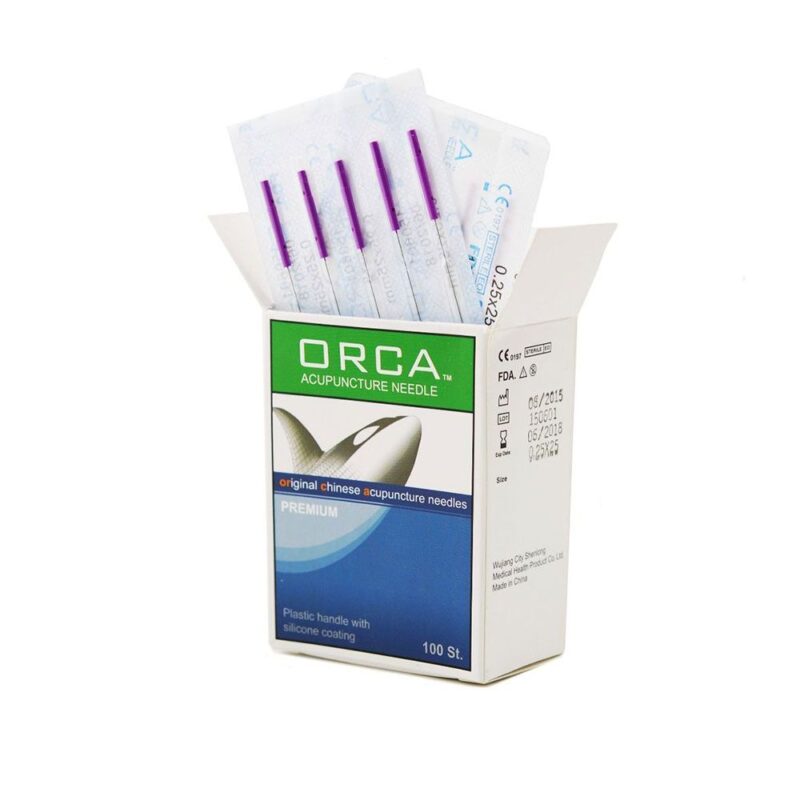 ORCA Műanyag végű akupunktúrás steril tű